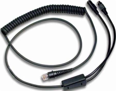 Cable: RS232 TTL, Connector: D 9 Pin F, power on pin 9, TX data on pin 2, coiled Length: 7.7ft. (2.3m)