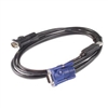 Cable: USB, black, Type A, 5V, 2.9m (9.5in.) straight, External IO