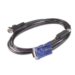 Cable: USB, black, Type A, 5V, 2.9m (9.5in.) straight, External IO