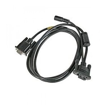 Cable: RS232, black, DB9, 5V, 2.9m (9.5in.) straight, External IO