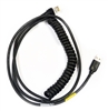 Xenon/Granit Coiled USB Cable, 3m