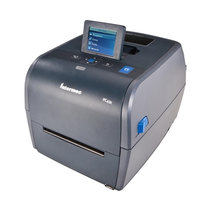 PC43T Thermal Transfer Printer with LCD Display, Real Time Clock, and 300 dpi Printhead