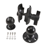 RAM MOUNT KIT, ROUND BASE, SHORT ARM, 5 inches (128mm), BALL FOR VEHICLE DOCK REAR